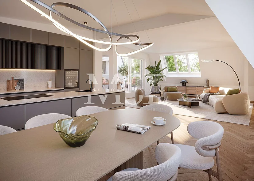 Penthouse Wohn-/Essbereich