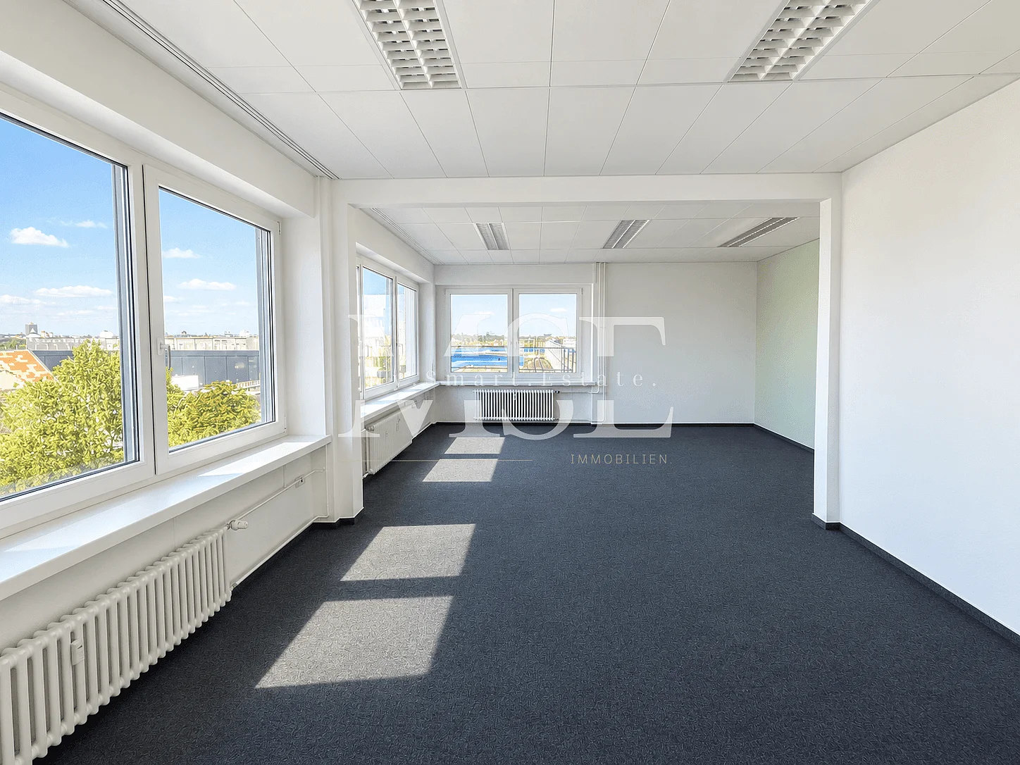 Großraumbüro Panoramafenster