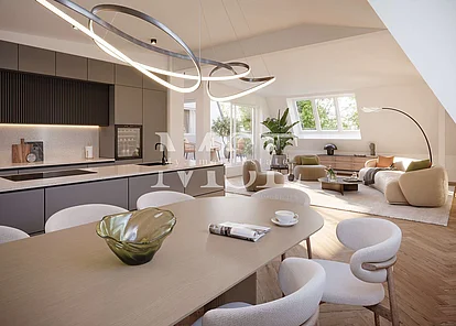 Penthouse Wohn-/Essbereich